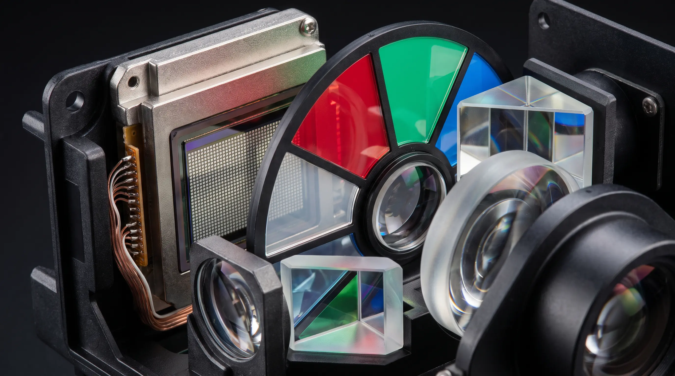 Macro of DLP light engine with optics