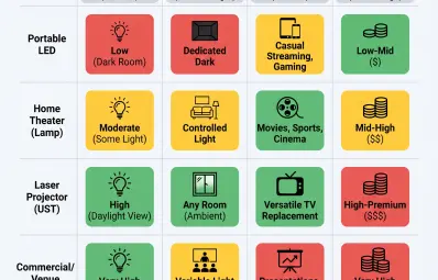 4K projector vs 4K TV: 2026 Comparison Guide