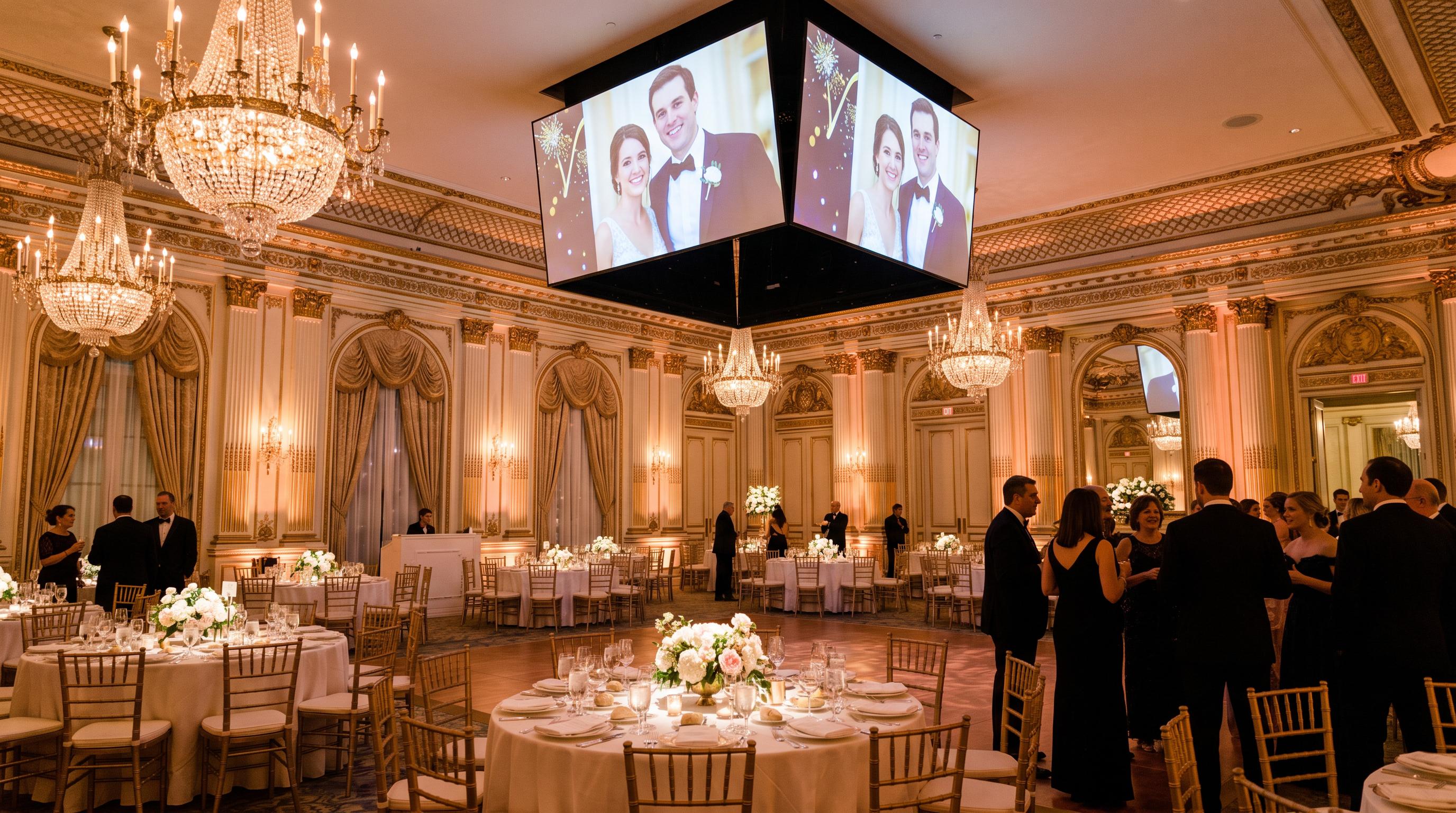 Hotel ballroom with projector for events Hotel ballroom with projector for events