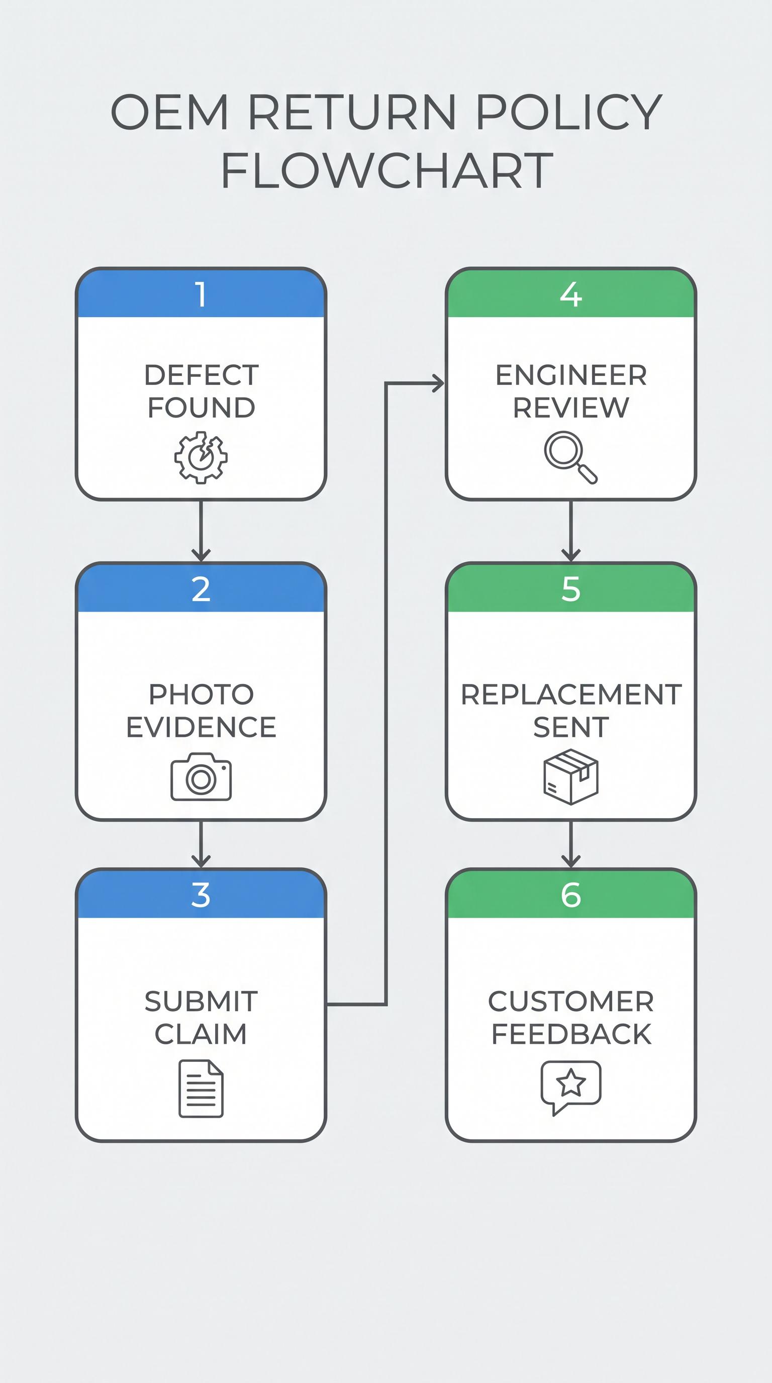 OEM return policy flowchart OEM return policy flowchart