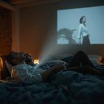 GP12 Home semi-sealed projector with low heat and under 25dB noise