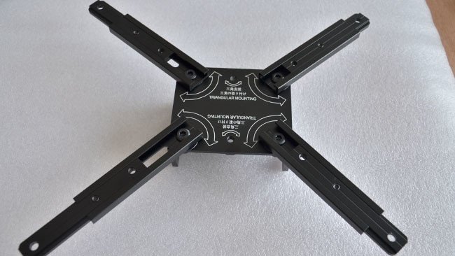 Rotation 360 Degree Projector Ceiling Mount Horizontal Bracket