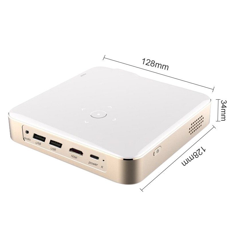 Full HD 1080P 4K 3D BT4.0 WiFI Android Projector RGB LED 150 lumens