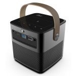 Portable 4K 4000 Lumens 3D DLP LED Projector For Phone P12