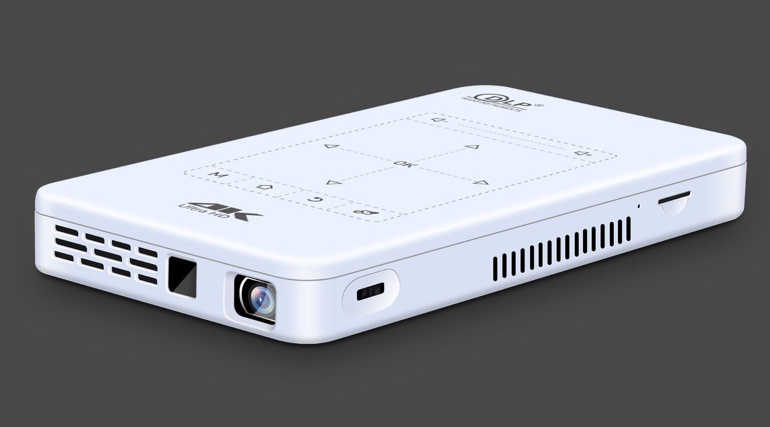 DLP 3D Android 9.0 Smart Interactive Projector RGB LED OSRAM Q6 Chip