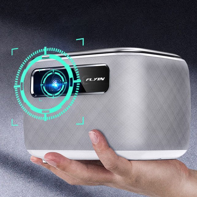 Flyin V8 750Ansi Home Theater Projector 4k Video Wireless Game Dlp Led Laser 3d