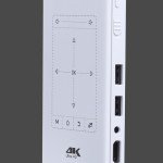 DLP 3D Android 9.0 Smart Interactive Projector RGB LED OSRAM Q6 Chip