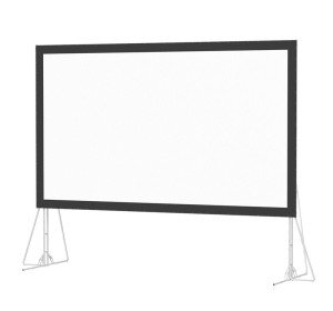 350 Inches Foldable Projector Screen Remote Control Easy Carrying