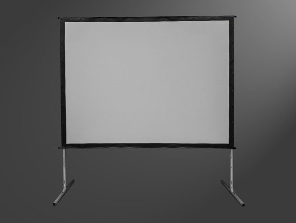 FCC ROHS Front And Rear Projector Screen Fast Folding Soft Fabric