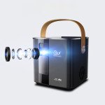Smart Mini Android 9 DLP LED Projector 6000 LUMENS With Battery