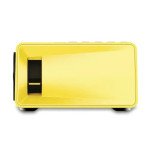YG300 Mini Pocket 4k Portable LED Projectors Yellow for Home Theater