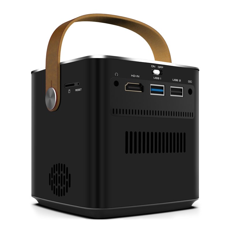 Smart Mini Android 9 DLP LED Projector 6000 LUMENS With Battery