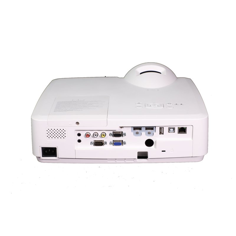 3LCD Short Focus Fisheye Lens Church Video Projectors 4500 Lumens