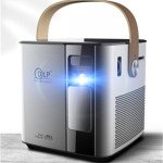 Portable 4K 4000 Lumens 3D DLP LED Projector For Phone P12